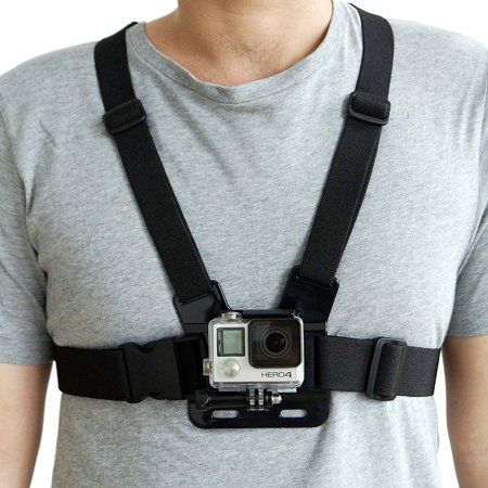 Adjustable Chest Strap Mount For GoPro Hero 10 9 8 7 6 5 4 SJCAM SJ4000 h9r Eken Yi 4K Camera Strap