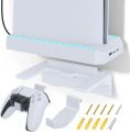 For PS5 Slim Wall Mount Bracket Game Console Gamepad Display Rack Headphone Storage Rack Stand for PlayStation Accessories. 