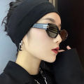 Retro Korean style irregular sunglasses sunglasses ladies trendy personality sunglasses.