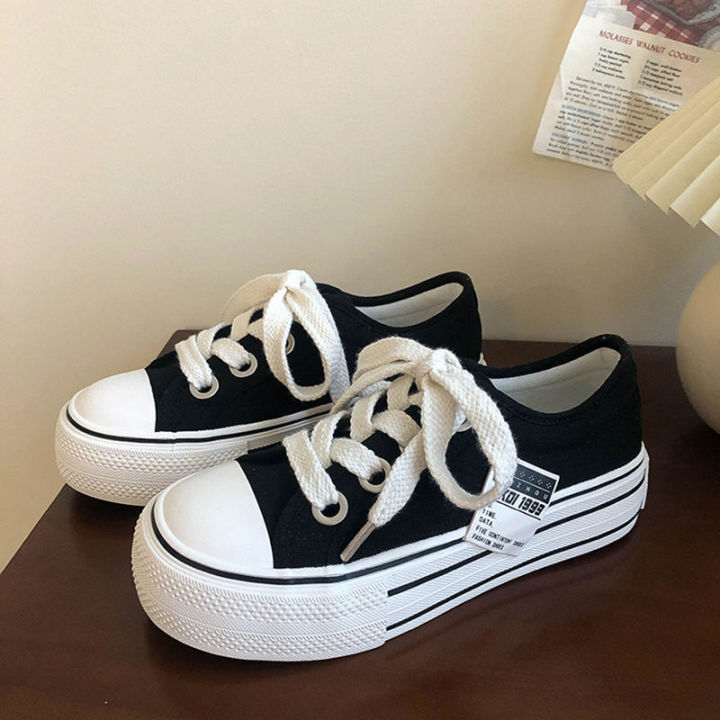 Autumn%20Red%20Shoes%20Canvas%20Shoes%20High-Top%20Women's%20Hong%20Kong%20Style2022New%20Year%20All-MatchinginsThick-Soled%20Small%20Sneakers%20-%20Image%205