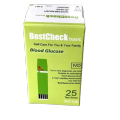 Best Check Basic Blood Glucose Machine 25 Test Strips 1 Vial. 