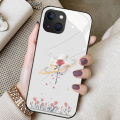For Honor 9 Lite 8A 2020 Back Cover Case glass Fashion Roses and Planet Shockproof Camera Lens Protector Phone Cases.
