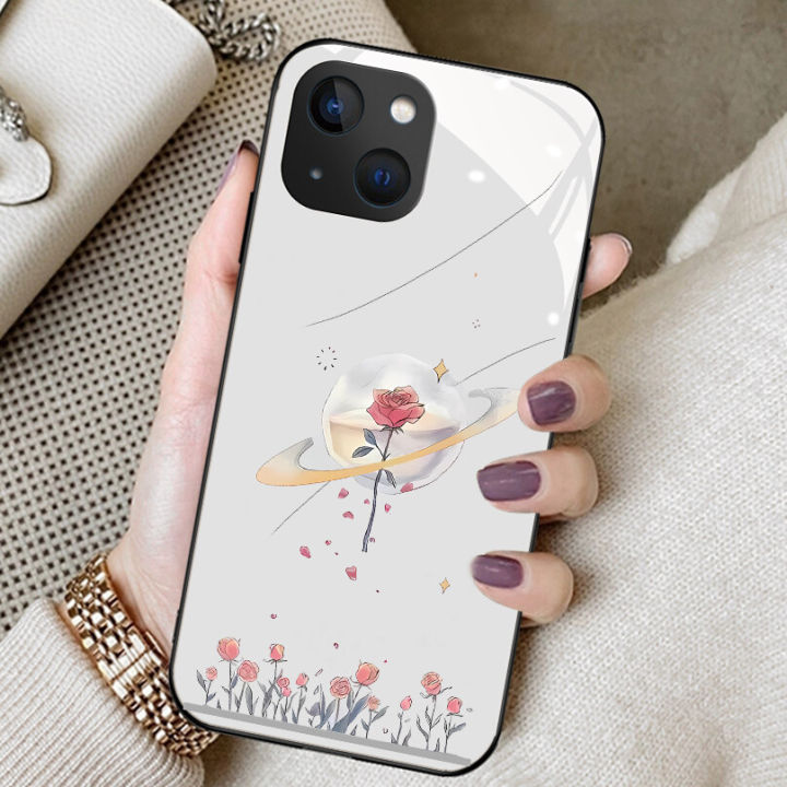 For%20Honor%209%20Lite%208A%202020%20Back%20Cover%20Case%20glass%20Fashion%20Roses%20and%20Planet%20Shockproof%20Camera%20Lens%20Protector%20Phone%20Cases%20-%20Image%202