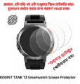 KOSPET TANK T2 Smartwatch Premium Transparent Tempered Glass Screen Protector. 