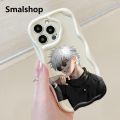 Smalshop Hotinga for Realme Note 60 Narzo N61 Back Cover Anime Cartoon Phone Case Cream Texture Wavy Edge Soft Mobile Cover. 