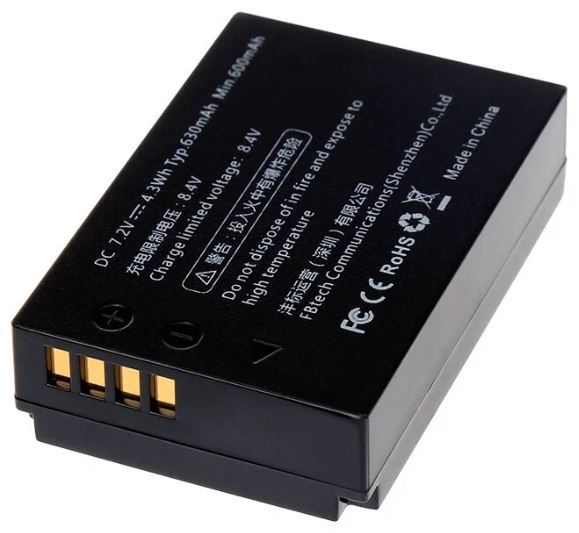 FB%20S-LP-E12%20Ultra%20High%20Capacity%20Li-ion%20Battery%20for%20Canon%20EOS%20Rebel%20SL1,%20EOS-M%20Mirrorless%20Digital%20Camera%20-%20Image%203