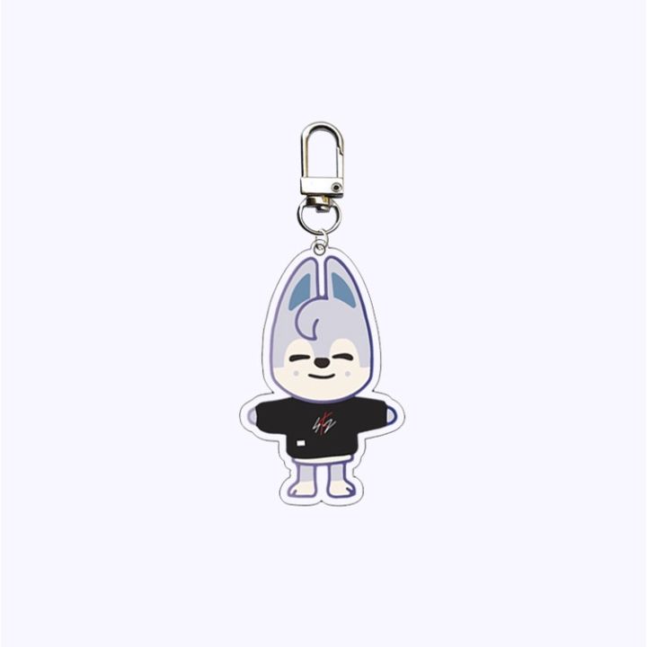 Kpop Stray Kids cartoon skzoo acrylic key chain pendant