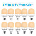 Warm color 10 Piece LED Light Wholesale Price , LED Light Bulb 5W. 
