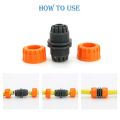1-Piece Half (0.5) Inch or 16mm Size Water Hose Pipe Repair Joining Extension Quick Connector for Garden Irrigation, Home Car Wash..
