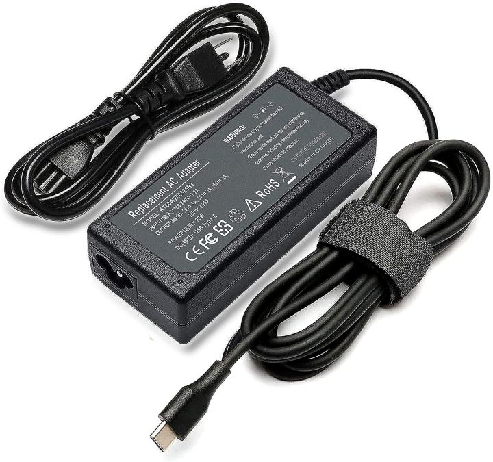 65W 45W USB-C Charger for Lenovo ThinkPad T480 T480s T580 T580s T490 T490s T495S T590 T470 E585 E580 E590 E595 E495 E490 E490S