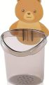 Brush Cup Wall Mounted Shaver Cartoon Self-adhesive Cups Self-draining Toothbrush Holder Bracket Restroom Essentials-Multicolor.
