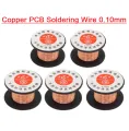 0.10mm Copper PCB Soldering Wire 0.10mm Circuit Board Trace Repair Cables Very Small Thin Copper Wire PCB Link Jumper Soldering Wire PCB Maintenance. 