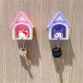 Wall Key Holder Creative House Keys Organizer Cute Anime Keychain Hook Hanger NOVO. 