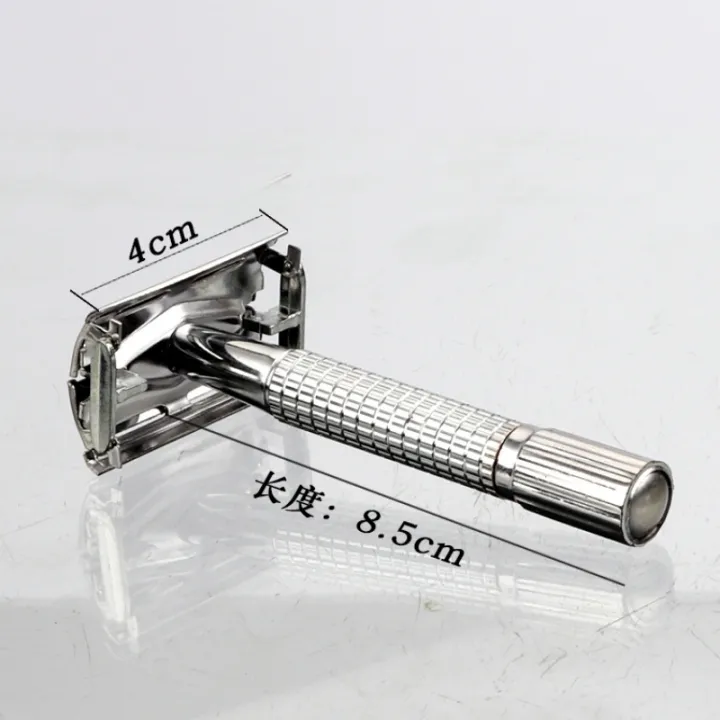 Classic%20Razor%20Handle%20Razor%20Holder%20Men%20's%20Shaving%20Face%20Razor%20Blades%20Shaving%20Machin%20Safety%20Stainless%20Steel%20for%20Men%20Barber%20Straight%20-%20Image%204