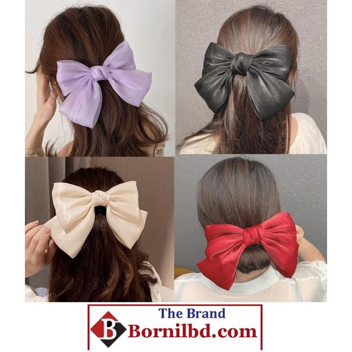 Super Cactus Ji French bow hairpin back of the head clip