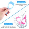 1/3Pcs 3 In 1 Mascara Shield Applicator Guard Eyelash Guide Aid Lash Assist Comb Eyelash Cosmetic Tool for Women Girls Makeup.