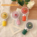 Cute Fruit Mini Hand Fan With Phone Holder,Summer Outdoor Cooler, USB Rechargeable Portable Handheld Fan for Student Pocket. 