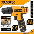 TOLSEN 12V Cordless Drill 10mm With Battery & Charger Model 79041.