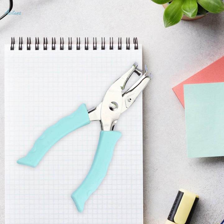 Paper Hole Puncher Heavy Duty Single Paper Hole Punch for Ticket Tag Office