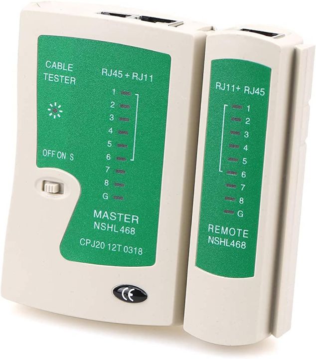 RJ45-RJ11 Multi-Functional Network Ethernet LAN Cable Tester Test Tool ...
