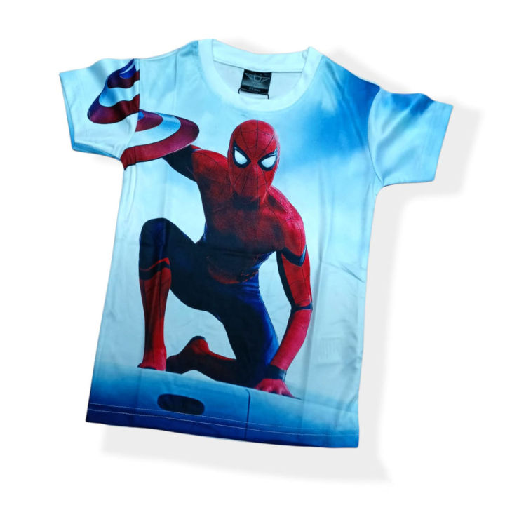 Spider Man 3D printed tshirt