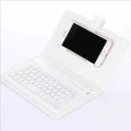 Mobile Phone Bluetooth Keyboard Leather Sheath Applicable iPhone Protective Cover Flip Office Wireless Keyboard Leather Sheath Two-in-One. 