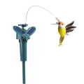 Solar Powered Flying Bird, Solar or Battery Powered Realistic Birds Garden Decor for Outdoor, Yard Easy Install.