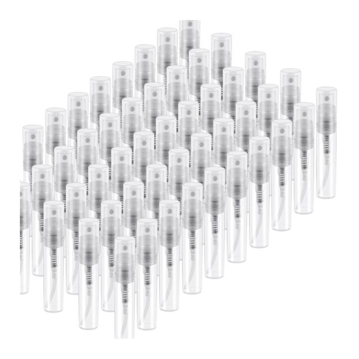 50 Pcs Disposable Perfume Atomizer, Clear Plastic Spray Bottle Portable ...