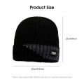 Outtobe Winter Knitted Hats Trendy Knitted Beanie Hat Winter Autumn Hats Snow Cap Fashion Winter Hat Warmer Bonnet with Thick Warm Lined for Storm Cold Winter Climbing Skiing Cycling Hiking. 