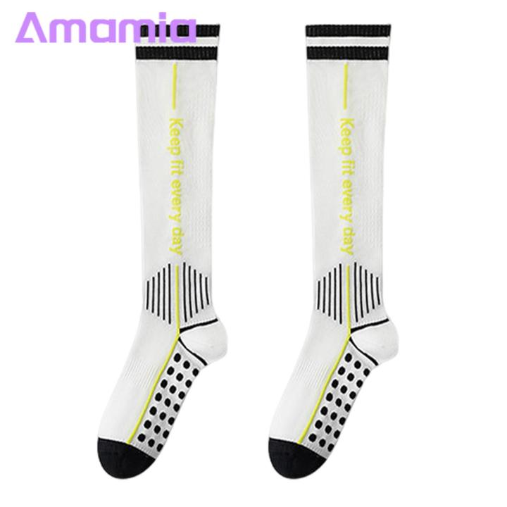 Anti-pilling%20Compression%20Socks%20Cozy%20Knee-length%20Winter%20Socks%20with%20Massage%20Soles%20for%20Women%20Anti-slip%20High%20Elasticity%20Warm%20Comfortable%20Yoga%20Stockings%20for%20Jogging%20Buyers'%20Favorite%20Compression%20Calf%20-%20Image%202