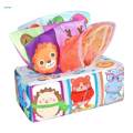 Baby Tissue Box Busy Pull Tissues Play Paper Sensory Toys for Game.