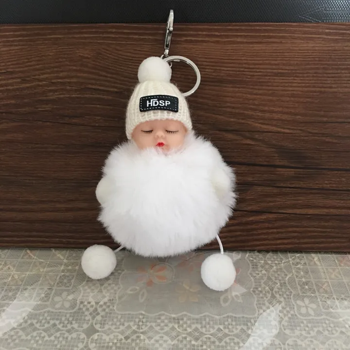 %E3%80%90HOT%E3%80%91%20Cute%20Plush%20Keychain%20Sleeping%20Baby%20Doll%20Keychain%20Plush%20Kpop%20Accessories%20Pompom%20Keyring%20Toys%20For%20Girls%20Kawaii%20Keychain%20Bag%20Pendant%20-%20Image%204