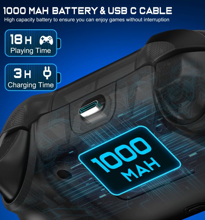 BEBONCOOL%20Wireless%20Bluetooth%20Gamepad%20for%20Nintendo%20Switch/Switch%20OLED/Switch%20Lite/Android/IOS%20Pro%20Wired%20Game%20Controller%20For%20PC%20-%20Image%206