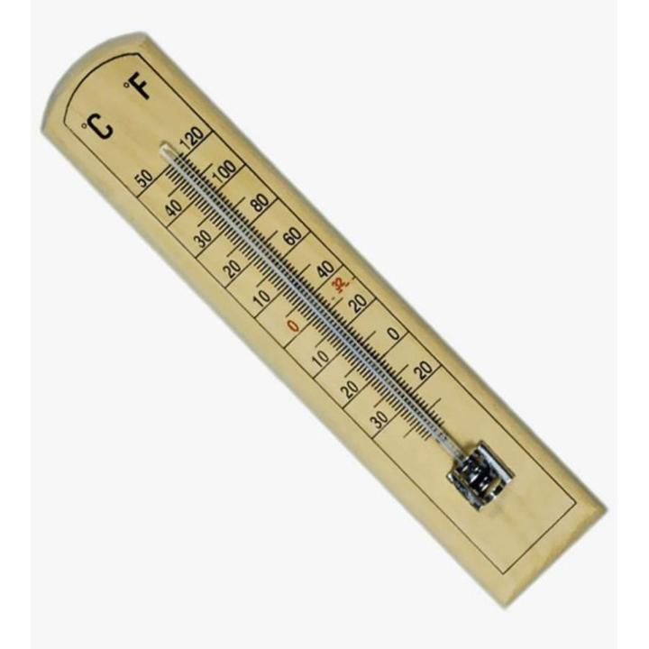 Traditional Wooden Room Thermometer Measure Room Temperature Indoor
