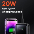 REMAX RPP-622 10000mAh Fast Charging PD+QC 20W+22.5W Digital Display Power Bank.