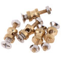 10Pcs Brass Linkage Stopper for 2.1mm Pushrod Connector for RC plane Model. 