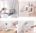 Wifi Router Stand - Shelf Double Layer Wall Mounted Shelf - FnF Shop BD.
