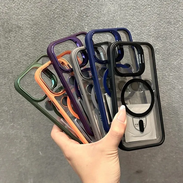 HOCE%20Invisible%20Bracket%20with%20Lens%20Film%20Magnetic%20Phone%20Case%20For%20iPhone%2017%2016%2015%2014%2013%2012%20Pro%20Max%2015%20Plus%2011%20Magsafe%20Case%20Lens%20Kickstand%20Clear%20TPU%20Protector%20Cover%20-%20Image%206