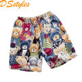 DSstyles Kids Shorts Summer Loose Cartoon Printing Beach Shorts For 3-8 Years Old Boys Girls.