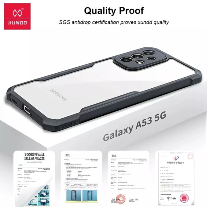 Brand%20Cover%20Xundd%20(Galaxy%20A53%205G)%20Case%20For%20Samsung%20Galaxy%20A53%205G%20Case%20Shockproof%20Black%20&%20Transparent%20Phone%20Cover%20-%20Black%20-%20Image%207