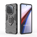 For Vivo iQOO 12 5G Case Slim Heavy Duty Hardcase Camera Protection Back Cover With Ring Stand. 
