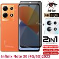 Infinix Note 30 2023 Private Tempered Glass Anti-Spy Full Cover Screen Protector Anti Peek Privacy Film For nfinix Note 30 Note30 Pro Note30VIP VIP 4G 5G Anti Peek Privacy Film. 