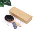 BOOMSLIFE Boar Bristle Hair Brush Women Combs for Hair Wood HairBrush Detangle Straightener Brush Hair Comb Barber Accessories. 