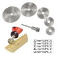 6pcs set Mini HSS Circular Saw Blade Rotary Tool For Metal Cutter Power Tool Set Wood Cutting Discs Drill Cutoff. 