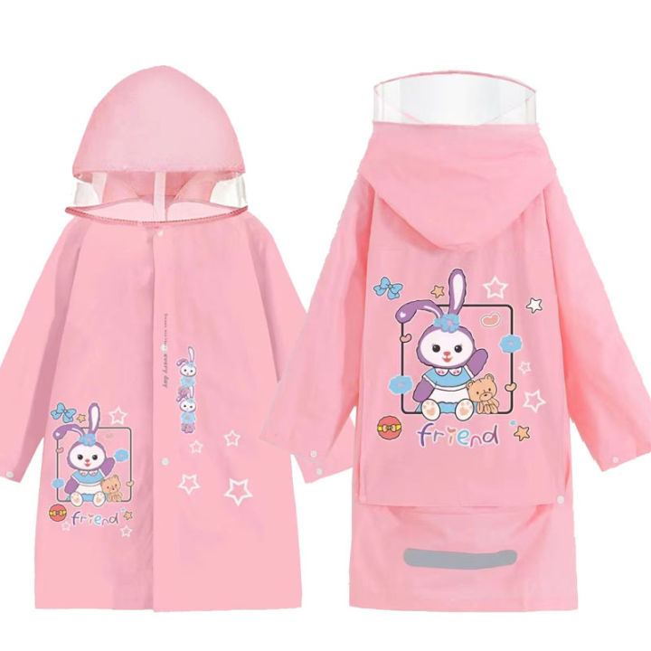 for children, primary and secondary school students, enlarged school bags, baby ponchos, thick long waterproof kindergarten raincoatsSmartwatches