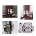 Rotate Bolt Latch Zinc Alloy Thick Anti-theft Security Gate Latches Safety Door Slide Lock. 