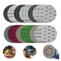 120Pcs 5-Inch Sanding Disc Sets, Hook&Loop 5-Inch 8-Hole Combination (800/1000/1500/2000/3000/5000) Sandpaper.