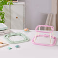 Sewing Tool Round Plastics Bilayer Embroidery Frame Hoops Plastic Embroidery Hoop Rings For DIY Cross Stitch Needle Craft Tool.
