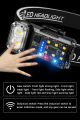 Multi-function portable mini keychain light led high bright flashlight dual light source outdoor camping fishing tool head lamp. 