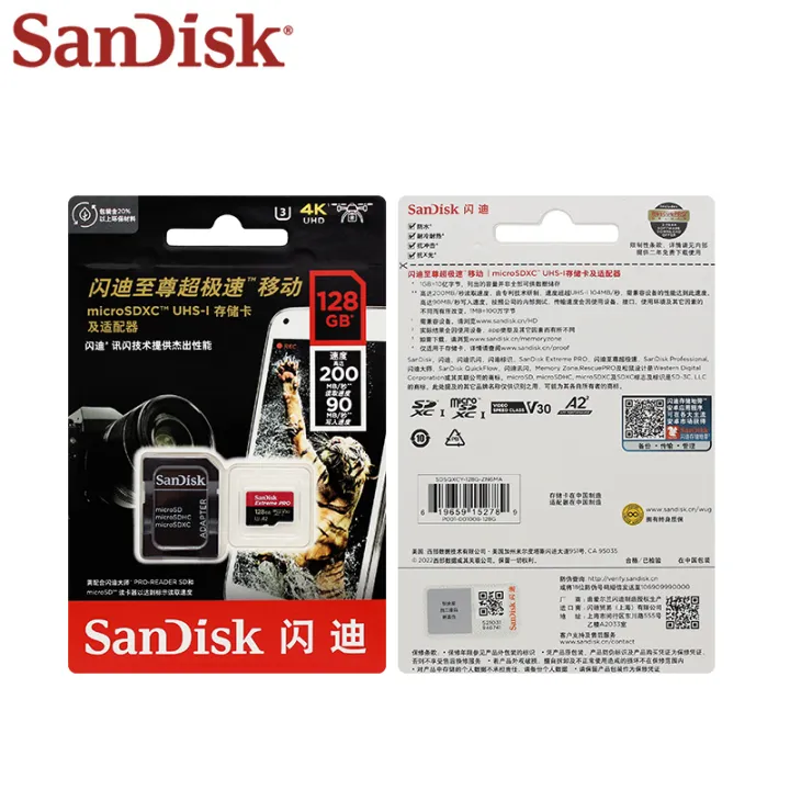 SanDisk%20Micro%20SD%20Card%2032GB%20A1%20MicroSDHC%20Memory%20Card%2064GB%20128GB%20256GB%20400GB%20MicroSDXC%20EXTREME%20PRO%20V30%20U3%20A2%204K%20UHD%20TF%20Cards%20-%20Image%203